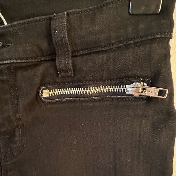 J Brand Black moto Jean size 26 - Picture 3 of 8